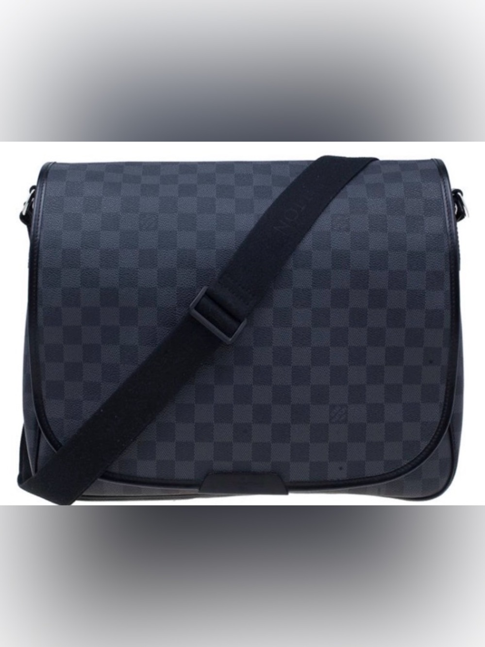 Louis Vuitton Black Damier Graphite Messenger Bag (NWOT)